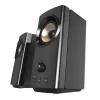 CREATIVE T60 2.0 compacte Hi-Fi desktop-luidsprekers met heldere dialoog en surround via Sound Blaster SmartComms Kit, USB-C audio-, microfoon- en headsetaansluitingen B