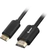 Adapterkabel HDMI-stekker > Mini-HDMI-stekker (zwart, 3 meter, HDMI 4K)