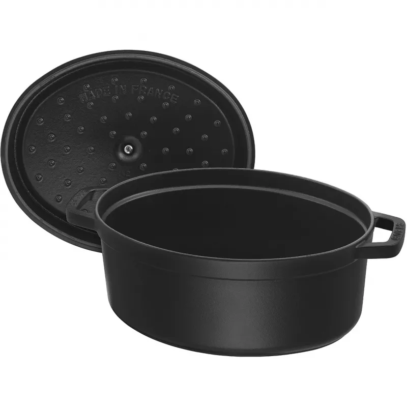 Braadpan Staub 40509-509-0 12 L gietijzer zwart