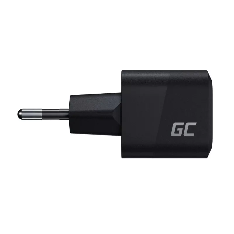 Oplader voor mobiele apparaten Green Cell CHARGC06, USB-C 33W, Quick Charge 3.0, AC-ingang 100–240V, zwart