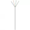 Wentronic Goobay CAT 6 netwerkkabel, U/UTP, grijs, 100 m - CCA, AWG 24/7 (litze), PVC (93884)