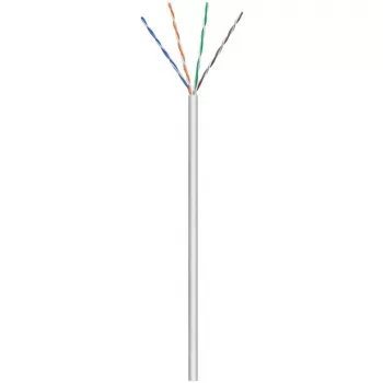 Wentronic Goobay CAT 6 netwerkkabel, U/UTP, grijs, 100 m - CCA, AWG 24/7 (litze), PVC (93884)