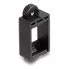 DeLOCK Keystone-houder snap-in frame zwart 18mm x 40mm x 10mm