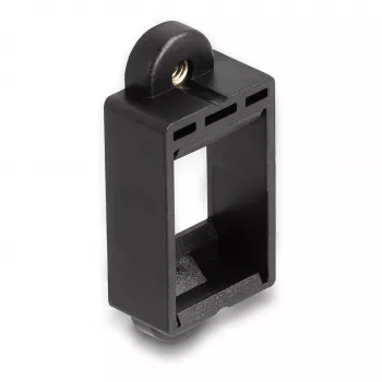 DeLOCK Keystone-houder snap-in frame zwart 18mm x 40mm x 10mm