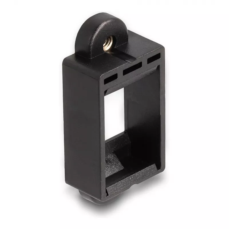 DeLOCK Keystone-houder snap-in frame zwart 18mm x 40mm x 10mm