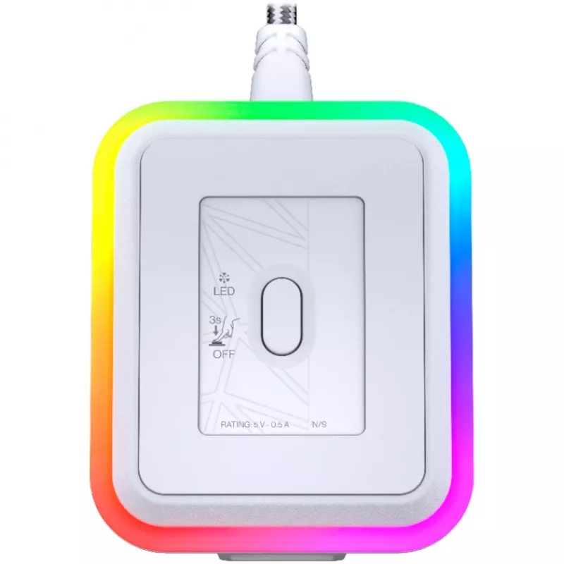 ENDORFY Mouse Dock Onyx White, oplaadstation voor draadloze LIV-muizen