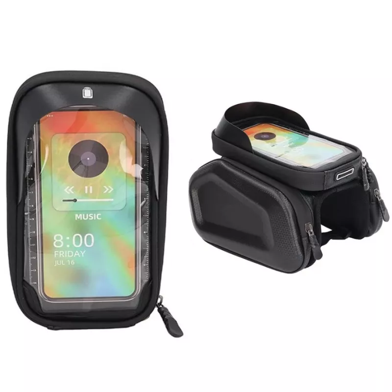 Extralink fietstas, waterdichte frametas met telefoonhoesje