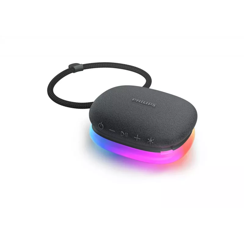 Bluetooth-luidspreker Philips TAS2307BK/00 met geïntegreerde lampjes, draadloze audioweergave