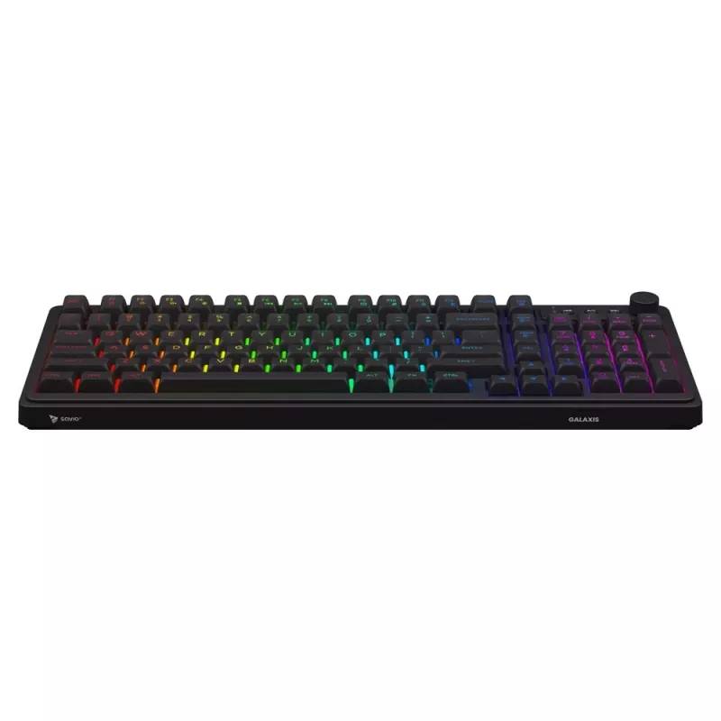 Savio Galaxis gaming-toetsenbord USB QWERTY US Engels zwart
