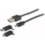 USB-kabel S/CONN 14-15035 USB 2.0 2 m zwart