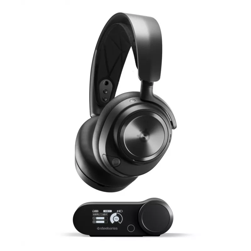 Steelseries Arctis Nova Pro draadloze headset hoofdband gaming Bluetooth zwart