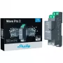 Halfgeleiderrelais Shelly Wave Pro 2 2-kanaals 25 A 110-240 V DIN-rail, 868,4 MHz
