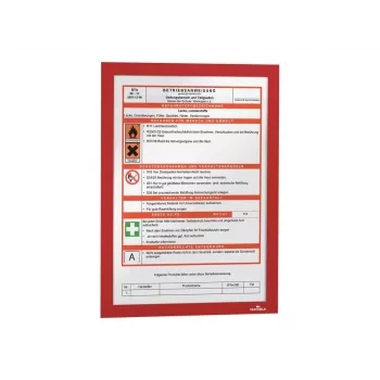 Magneetframe A4 Durable 4872-03 rood