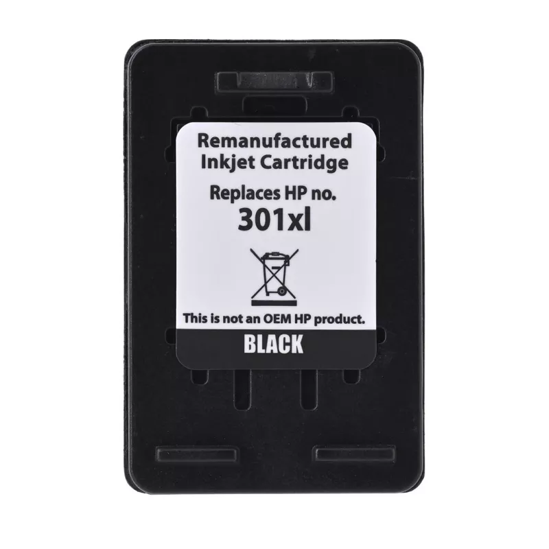 SUPERBULK inkt voor HP 301XL CH563 reg B-H301Bk