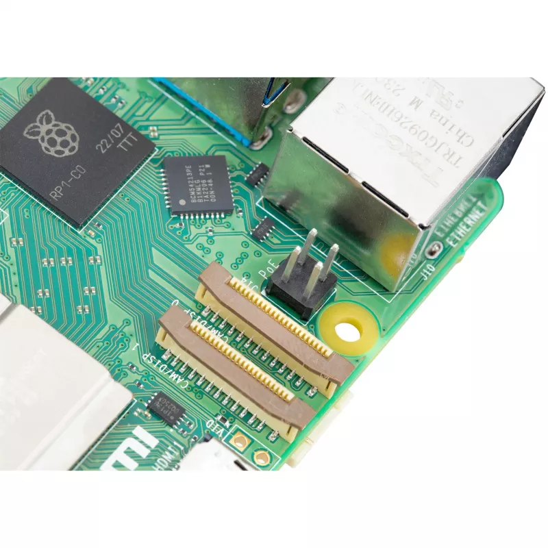 Single-board-computer Raspberry Pi 5 ontwikkelbord — 2400 MHz Arm Cortex-A76, tot 16 GB LPDDR4x, MicroSD, USB 3.2, Wi‑Fi 5