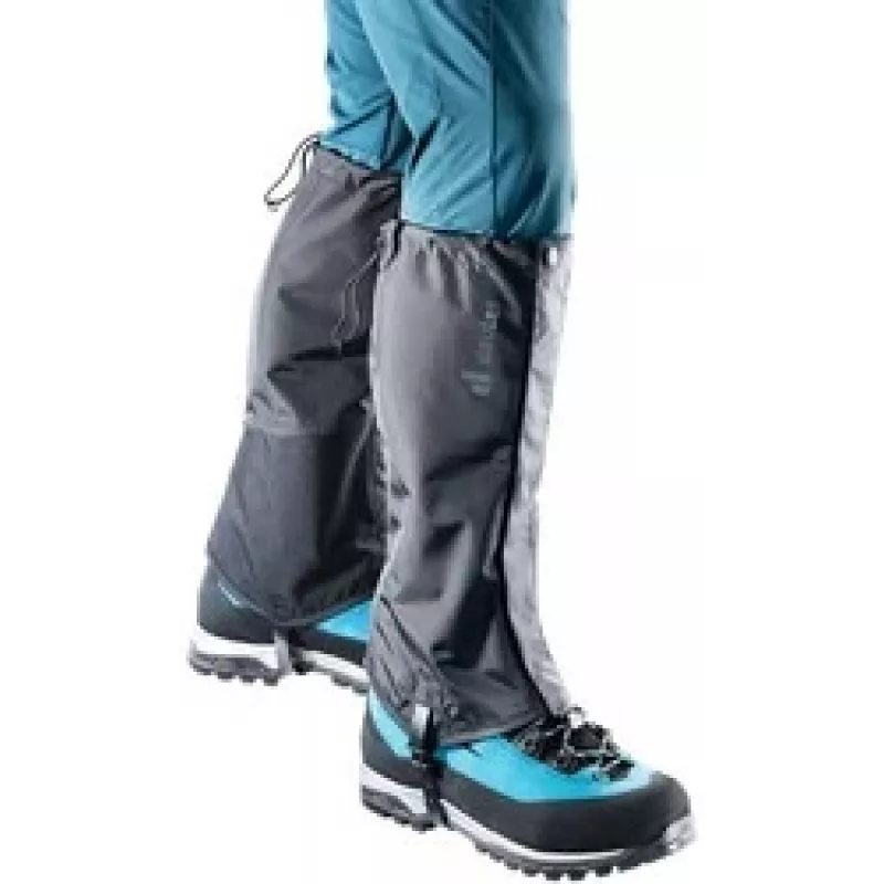 Gamaschen DEUTER 39320257000 zwart, maat S — lichte wandelgamaschen, beschermende afdekking