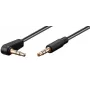 Microconnect AUDLL05A audiokabel 0,5 m 3,5 mm zwart