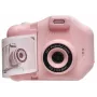 Denver KPC-1370P digitale kindercamera met thermische printer, 2,8 inch LCD, 48 MP, 1440p-video, roze