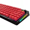Keycaps GLORIOUS GPBT Basics — PBT, US-ANSI-layout, rode accenten