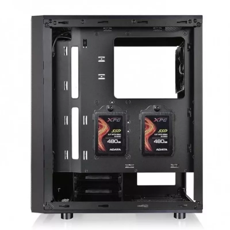PC-behuizing Thermaltake V150 TG Micro Tower zwart