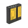 Netwerkkabeltester DeLOCK 86107 zwart geel