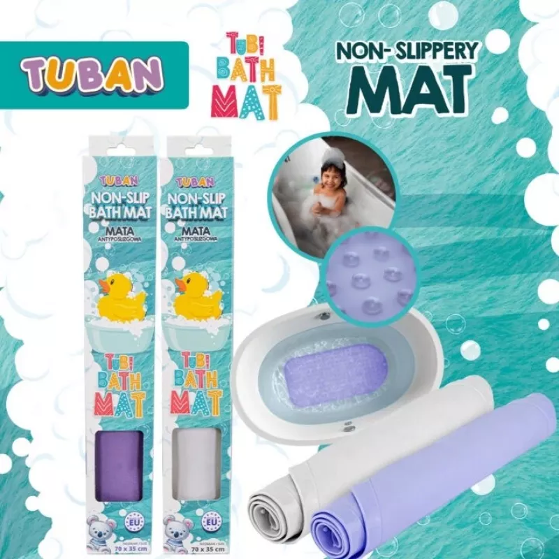 Antislip badmat paars