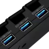 Desktop-USB-3.1-Gen-1-hub SILVERSTONE SST-UC03B-PRO – 7 USB-aansluitingen