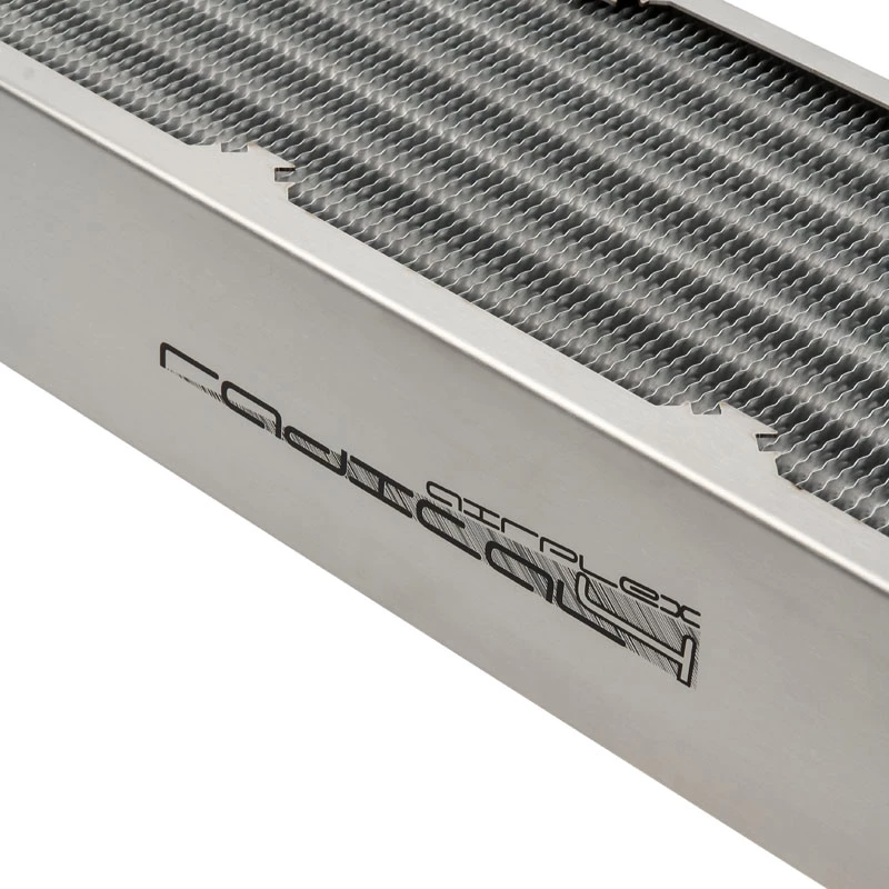 Radiator Aqua-Computer airplex radical 4/360 — aluminium/koper/rvs, 400×140×73 mm