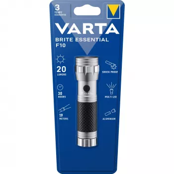 Zaklamp Varta Brite Essential F10 15608 201 401 — LED, 100 lumen, compact
