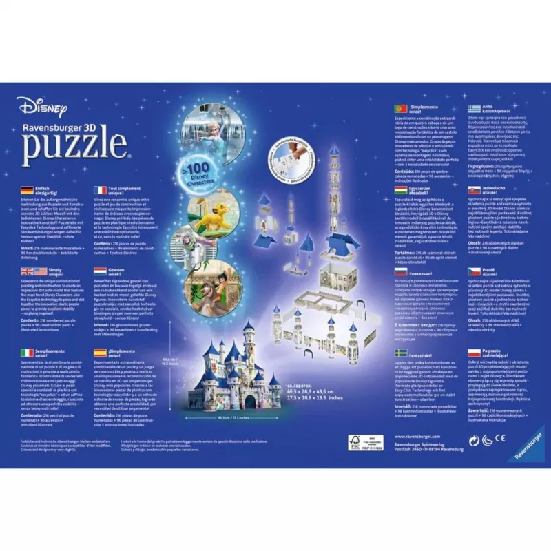 3D-puzzel Disney Kasteel