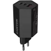 CANYON oplader HEXAGON 65 GaN 65W 2xPD 1xQC EU zwart (CND-CHAHEX65B)