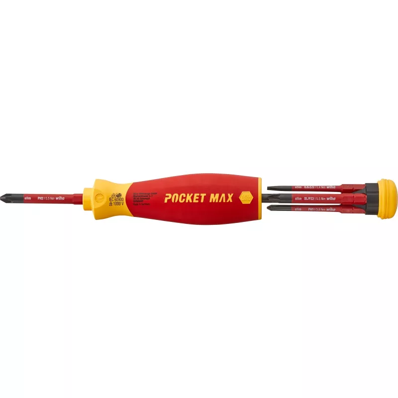 Wiha 45296 handschroevendraaier multibit-schroevendraaier platte schroevendraaier