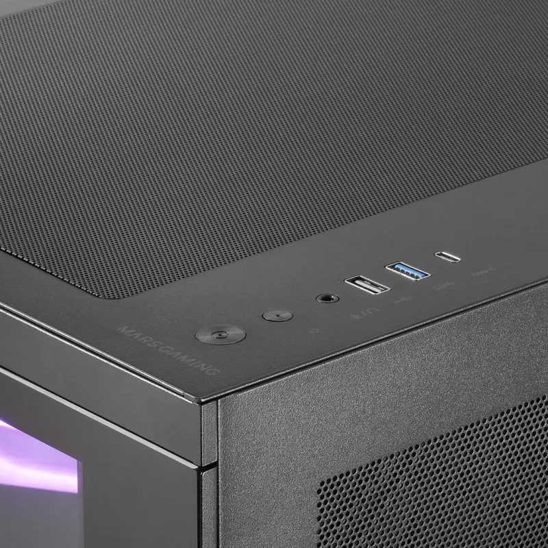Mars Gaming MC3TCORELCDM computerbehuizing mini tower zwart