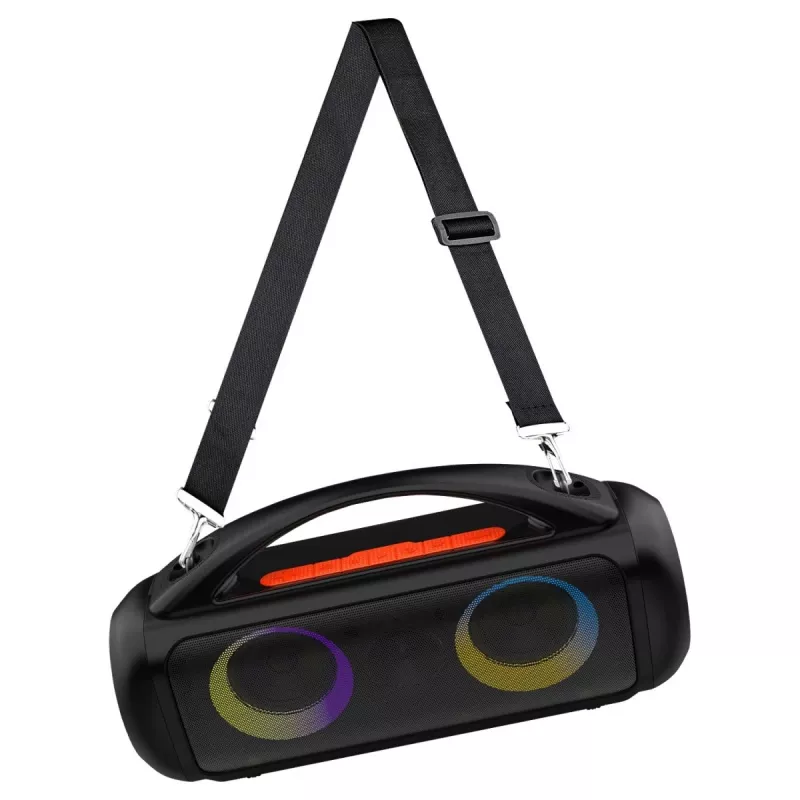 Draagbare luidspreker MEDIA-TECH MT3184 — Bluetooth 5.3, 60W RMS, IPX5, Li-Ion accu 16h, USB-C laadpoort, MicroSD, TWS, microfoon, afstandsbediening