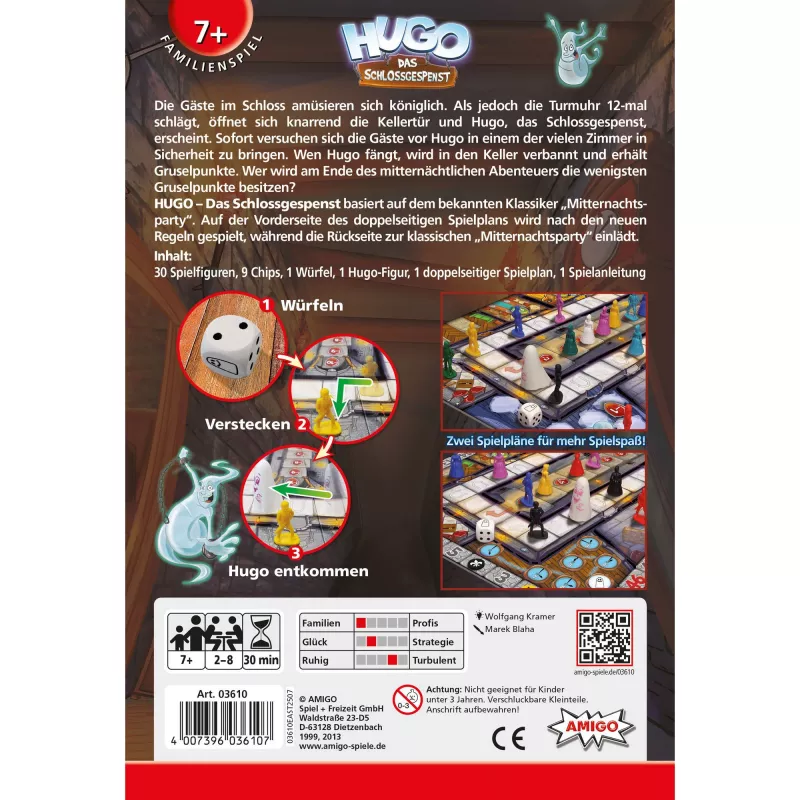 HUGO - Het kastspook, bordspel