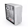 PC-behuizing MODECOM AMIRANI ARGB Midi Tower wit — ATX/ITX, 35 cm GPU, 16,5 cm CPU-koeler, 2x 200 mm ventilatoren