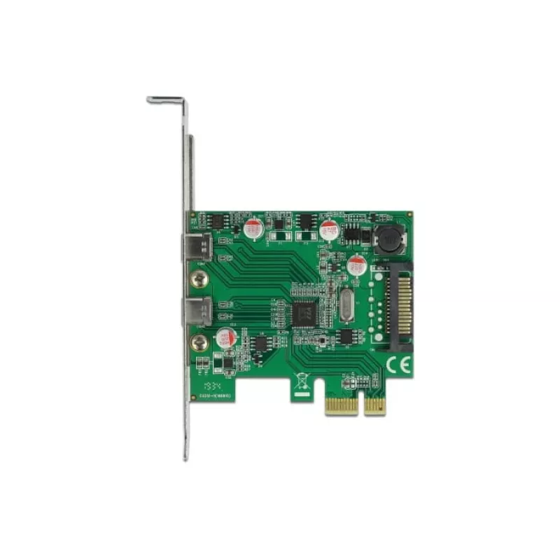 DeLOCK PCI Express x1-kaart naar 2 x USB Type-C™ bus
