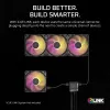 Corsair iCUE LINK RX120 MAX ARGB 120mm behuizingsventilator 3-pack zwart