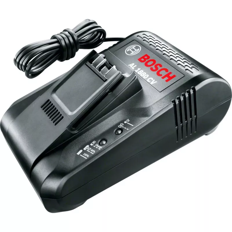 Bosch AL 1880 CV 1600A011TZ snellader, 8 A, Power for All, zwart