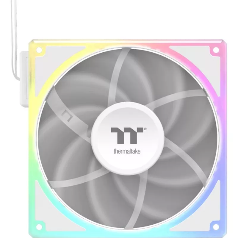 Ventilatorset THERMALTAKE TOUGHFAN EX 140 ARGB Sync White — 140 mm, 3-pack