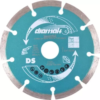 Makita diamantslijpschijf 125x22,23 DIAMAK D-61139 diameter 125 mm binnendiameter 22,23/20 mm 1 stuk