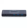 KVM-switch DIGITUS USB-C 3.0 HDMI 2-poorts 4K60Hz, USB-C/USB-A, aluminium, 135×60×30 mm