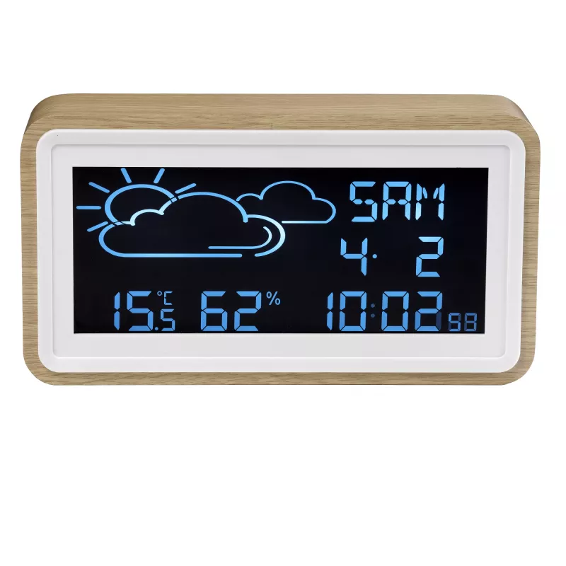 Digitaal weerstation Denver WS-72 hout LCD DC/batterij