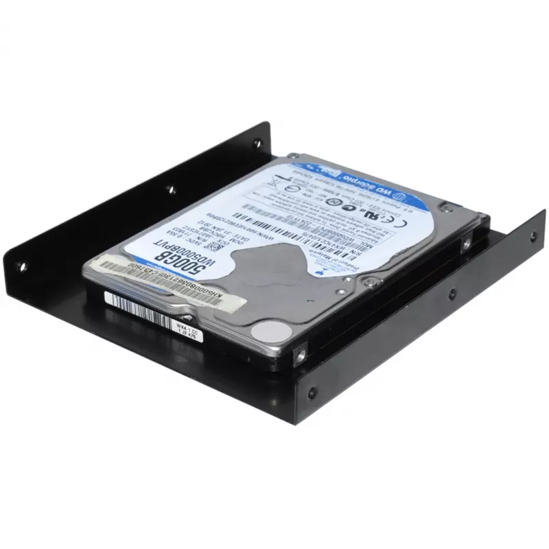 Montageframe ultron intern 1x2.5 SSD/HDD metaal zwart (377213)