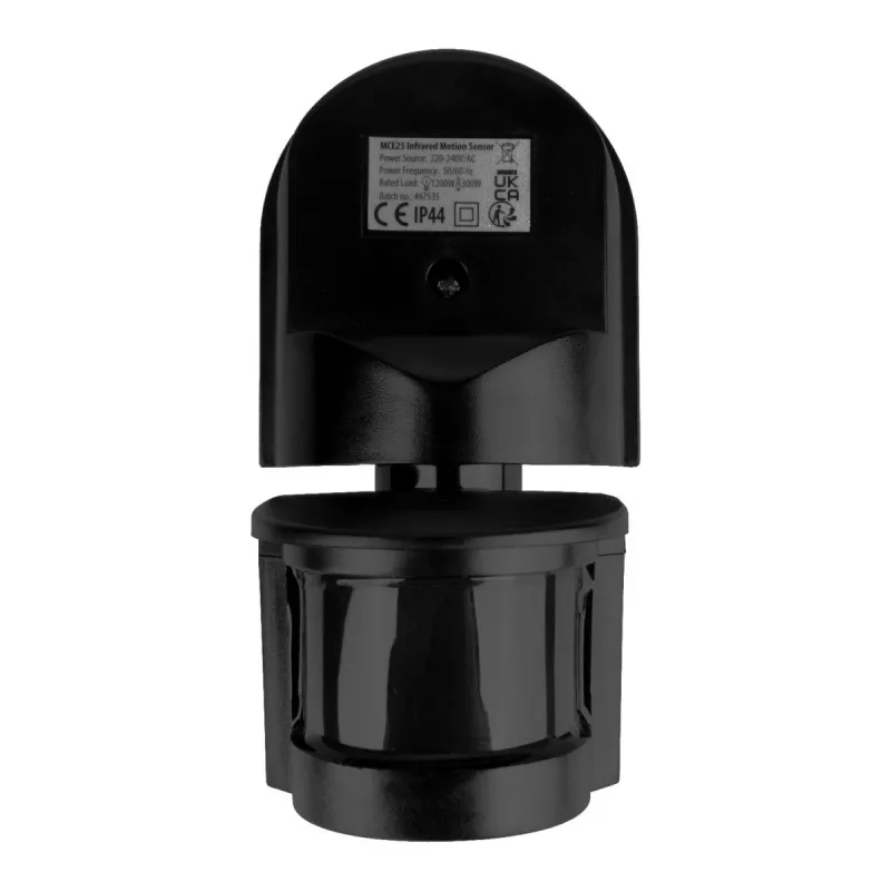 Bewegings- en schemersensor MACLEAN MCE25 B — bewegingsmelder met lichtsensor, wand-/plafondmontage