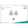 Patchkabel Digitus CAT 5e U/UTP DK-1512-050/Y 5m geel