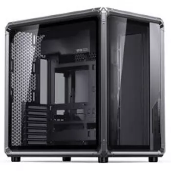 Pc-behuizing Jonsbo X400, midi-tower ATX, gehard glazen zijpaneel, grijs