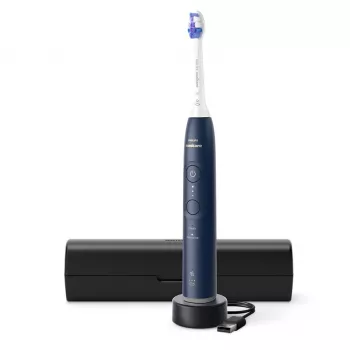 Elektrische tandenborstel Philips Sonicare Series 6100 HX7403/05 — oplaadbaar, Li‑Ion-accu, modi Sensitive & Dagelijkse reiniging, donkerblauw