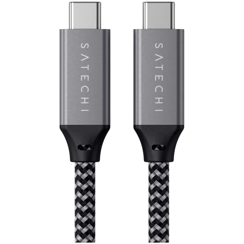 USB-kabel Satechi ST-U4C25M USB4 Gen 3x2 0,25 m zwart grijs