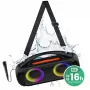 Draagbare luidspreker MEDIA-TECH MT3184 — Bluetooth 5.3, 60W RMS, IPX5, Li-Ion accu 16h, USB-C laadpoort, MicroSD, TWS, microfoon, afstandsbediening